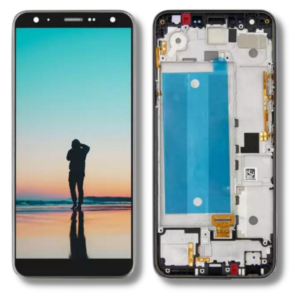 FRONTAL LG K12/K12 PLUS GRAFITE COM ARO NACIONAL