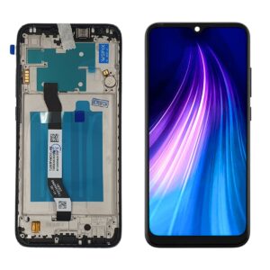 FRONTAL REDMI NOTE 8 PRETO COM ARO WEFIX