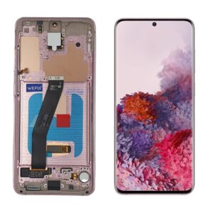 FRONTAL SAMSUNG S20 ROSA COM ARO NACIONAL WEFIX