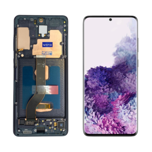 FRONTAL SAMSUNG S20 PLUS PRETO COM ARO NACIONAL WEFIX