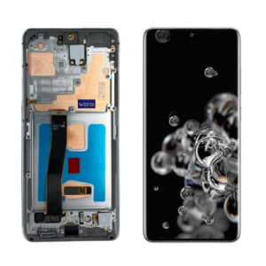 FRONTAL SAMSUNG S20 ULTRA PRATA COM ARO NACIONAL WEFIX