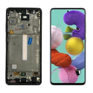 FRONTAL SAMSUNG A52 PRETO COM ARO NACIONAL WEFIX