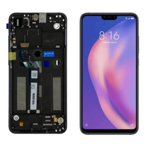 FRONTAL XIAOMI MI 8 LITE PRETO COM ARO WEFIX