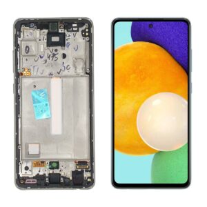 FRONTAL SAMSUNG A52 PRATA COM ARO NACIONAL WEFIX