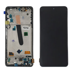 FRONTAL POCO F3 PRETO COM ARO WK