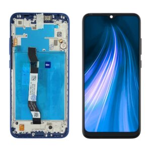 FRONTAL REDMI NOTE 8 AZUL COM ARO WEFIX