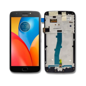 FRONTAL MOTO E4 PRETO COM ARO NACIONAL