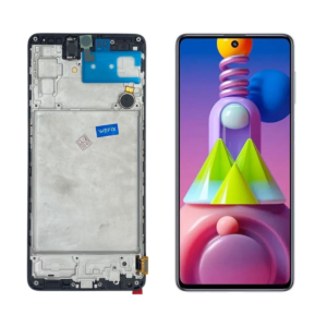 FRONTAL SAMSUNG M51 PRETO COM ARO OLED WEFIX