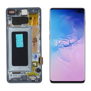 FRONTAL SAMSUNG S10 PLUS AZUL COM ARO NACIONAL WEFIX