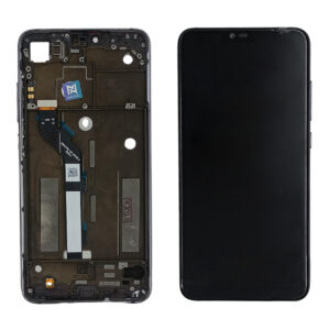 FRONTAL XIAOMI MI 8 LITE PRETO COM ARO IMPORTADA NN
