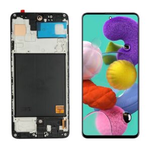 FRONTAL SAMSUNG A51 COM ARO OLED CAMERA FLUTUANTE IMPORTADA NN