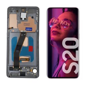 FRONTAL SAMSUNG S20 GRAFITE COM ARO NACIONAL WEFIX