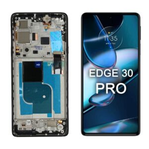 FRONTAL MOTO EDGE 30 PRO COM ARO OLED WEFIX