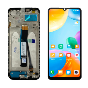 FRONTAL REDMI 10C/POCO C40/REDMI 10 POWER PRETO COM ARO WEFIX