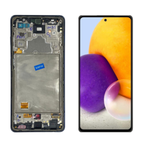 FRONTAL SAMSUNG A72 PRETO COM ARO NACIONAL WEFIX