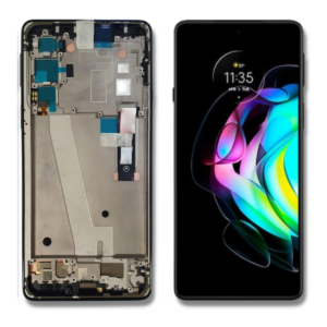 FRONTAL MOTO EDGE 20 PRETO COM ARO NACIONAL