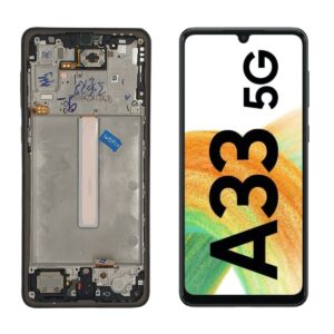 FRONTAL SAMSUNG A33 5G PRETO COM ARO NACIONAL WEFIX