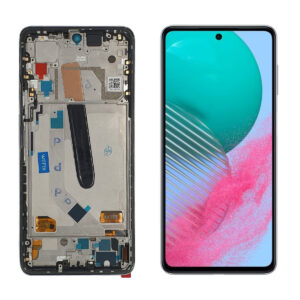 FRONTAL POCO F3 PRATA COM ARO OLED WEFIX