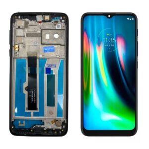 FRONTAL MOTO G8 PLAY PRETO COM ARO WEFIX