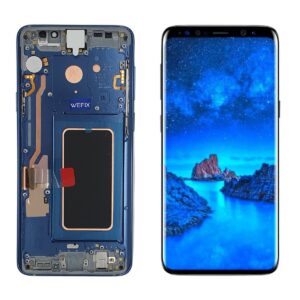 FRONTAL SAMSUNG S9 PLUS AZUL COM ARO ORIGINAL WEFIX