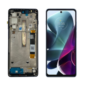 FRONTAL MOTO G200 5G AZUL COM ARO NACIONAL