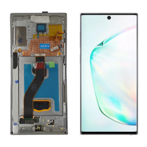 FRONTAL SAMSUNG NOTE 10 PLUS PRATA COM ARO NACIONAL WEFIX