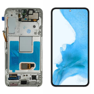 FRONTAL SAMSUNG S22 5G PRATA COM ARO NACIONAL WEFIX