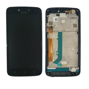 FRONTAL MOTO C PLUS PRETO COM ARO NACIONAL