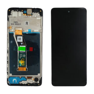 FRONTAL MOTO G24 PRETO COM ARO WK PREMIUM