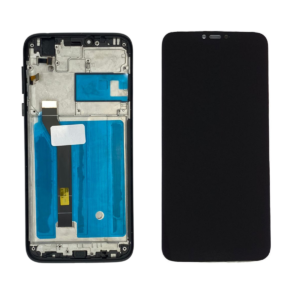 FRONTAL MOTO G7 POWER PRETO COM ARO IMPORTADA NN