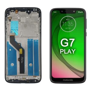 FRONTAL MOTO G7 PLAY PRETO COM ARO WEFIX