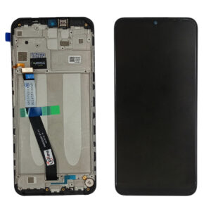 FRONTAL REDMI 9 PRETO COM ARO WK PREMIUM