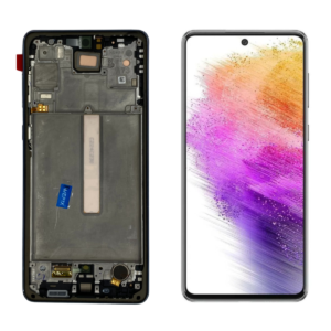 FRONTAL SAMSUNG A73 5G PRETO COM ARO NACIONAL WEFIX