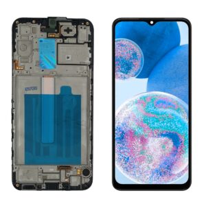 FRONTAL SAMSUNG A25 5G PRETO COM ARO AMOLED WEFIX