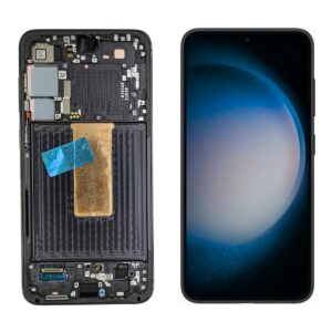 FRONTAL SAMSUNG S23 PLUS PRETO COM ARO NACIONAL WEFIX