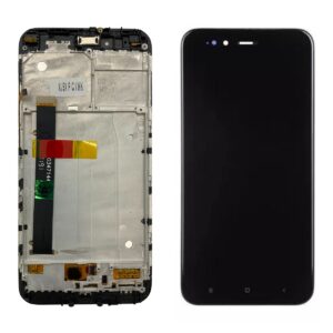 FRONTAL XIAOMI MI A1 PRETO COM ARO WK PREMIUM