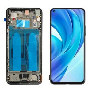 FRONTAL XIAOMI MI 11 LITE PRETO COM ARO AMOLED WEFIX