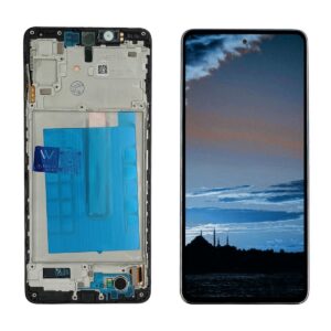 FRONTAL SAMSUNG M53 PRETO COM ARO OLED WEFIX