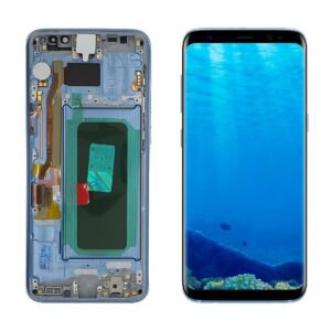 FRONTAL SAMSUNG S8 PLUS AZUL COM ARO ORIGINAL WEFIX