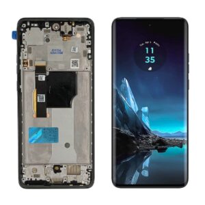 FRONTAL MOTO EDGE 40 NEO PRETO COM ARO NACIONAL WEFIX