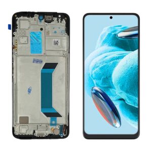 FRONTAL REDMI NOTE 12 5G PRETO COM ARO AMOLED WEFIX