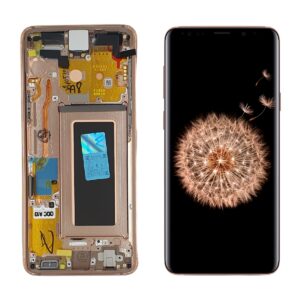 FRONTAL SAMSUNG S9 DOURADO COM ARO NACIONAL WEFIX
