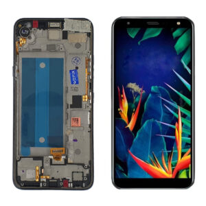 FRONTAL LG K12/K12 PLUS/K40 PRETO COM ARO WEFIX