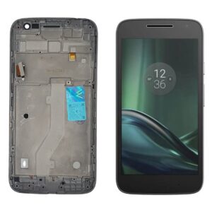 FRONTAL MOTO G4 PLAY PRETO COM ARO WEFIX