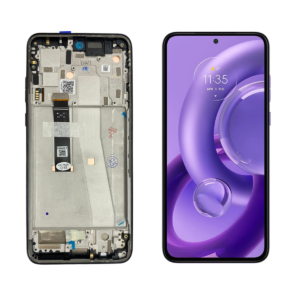 FRONTAL MOTO EDGE 30 NEO BLACK ONYX COM ARO NACIONAL