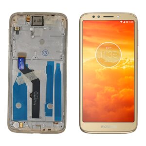 FRONTAL MOTO G7 PLAY DOURADO COM ARO WEFIX