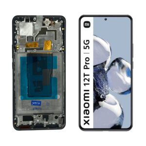 FRONTAL XIAOMI MI12T /MI 12T PRO PRETO COM ARO AMOLED WEFIX