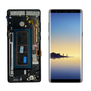 FRONTAL SAMSUNG NOTE 8 PRETO COM ARO ORIGINAL WEFIX
