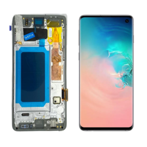FRONTAL SAMSUNG S10 PRATA COM ARO NACIONAL WEFIX