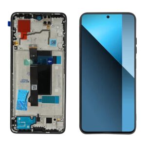 FRONTAL REDMI NOTE 13 PRO 5G PRETO COM ARO AMOLED WEFIX